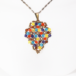 Pendant 40cm - Xochitl Grapes-Bronze Chain - Pendant 40cm - Laiton bronze